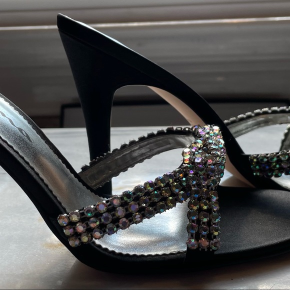 Nina’s Rhinestone Heel Sandals - Picture 6 of 14